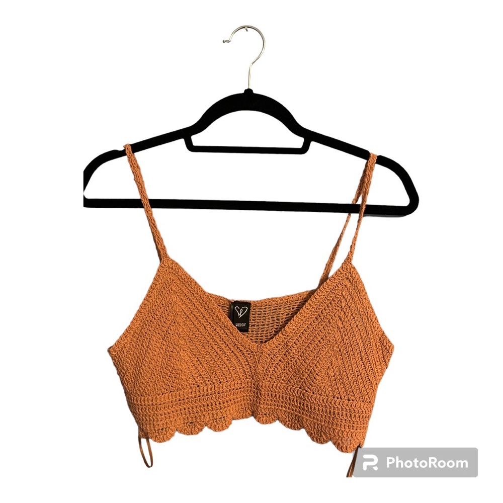Orange Crop Top